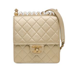 Chanel Small Lambskin Chic Pearls Flap